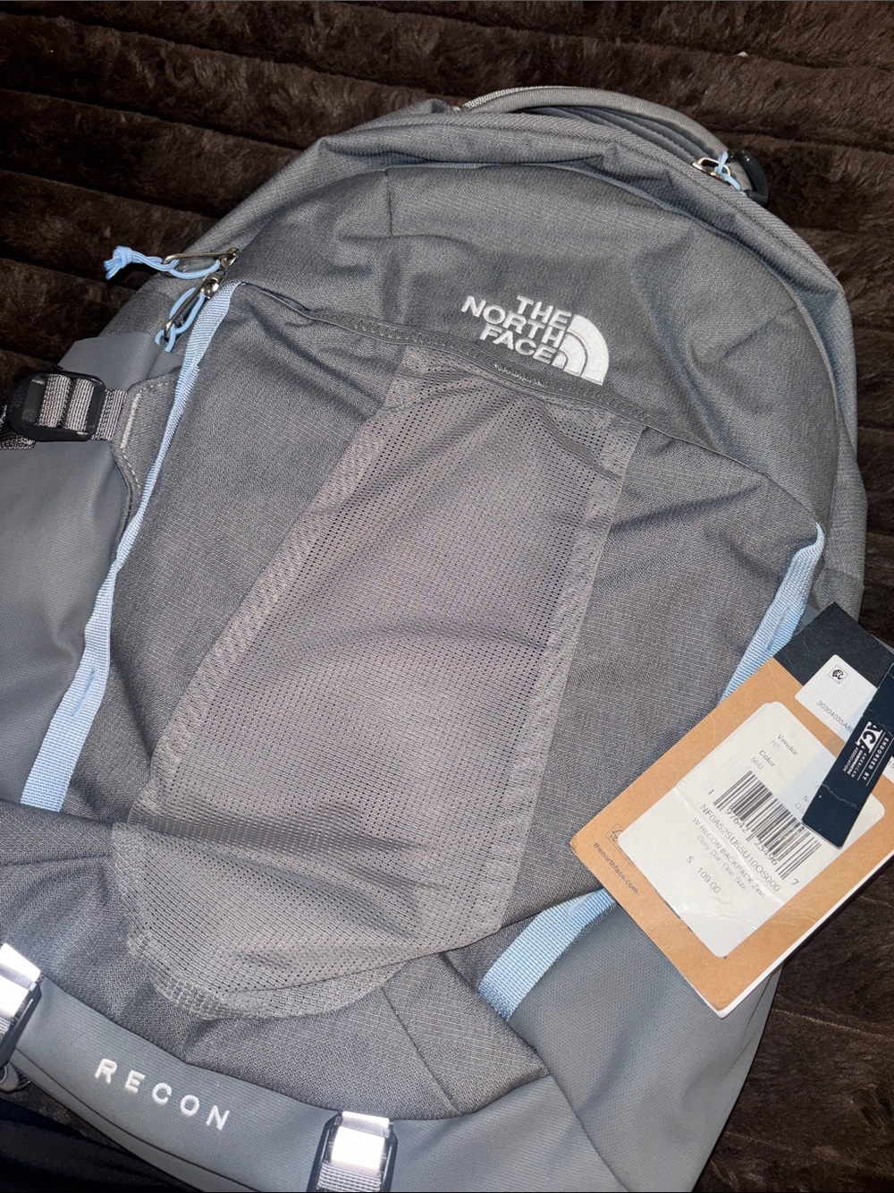 The North Face Recon backpack in zinc grey